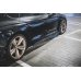 Накладки сплиттеры на пороги на Audi RS5 B9 рестайл